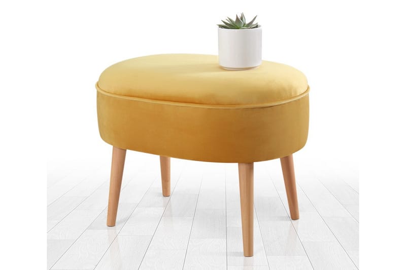 Bowie Sittpuff 63 cm - Gul - Möbler - Stolar & fåtöljer - Pall & puff - Sittpuff