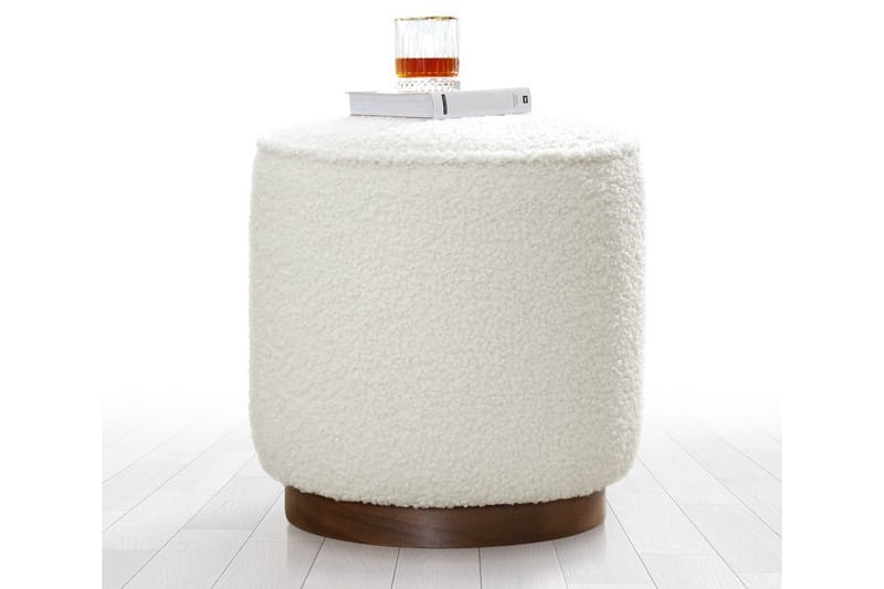 Braintree Sittpuff 42 cm - Vit - Möbler - Stolar & fåtöljer - Pall & puff - Sittpuff
