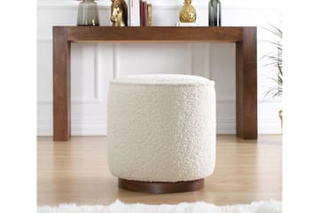 Braintree Sittpuff 42 cm - Vit - Möbler - Stolar & fåtöljer - Pall & puff - Sittpuff
