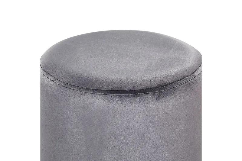 Sittpuff Brigitte Grå/Silver - Grå/Silver - Möbler - Stolar & fåtöljer - Pall & puff - Sittpuff