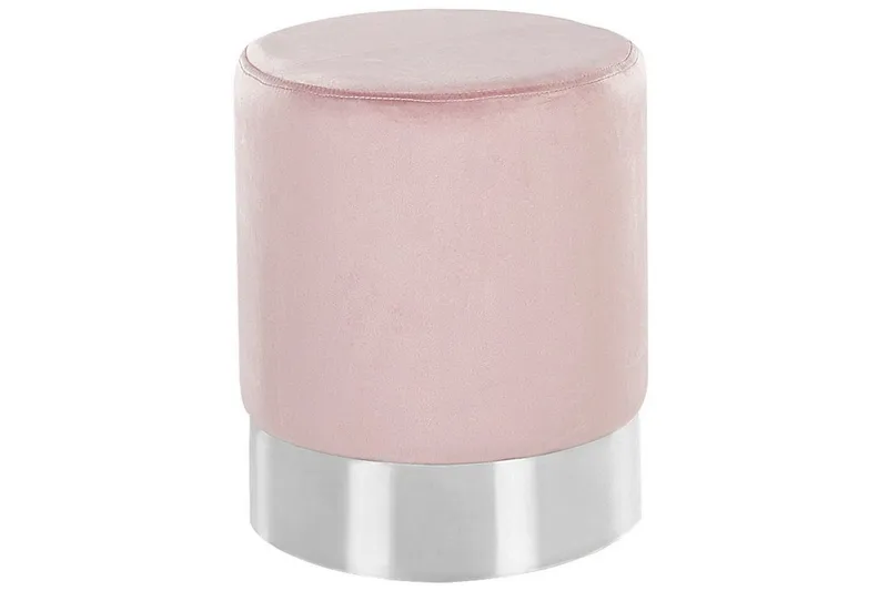 Sittpuff Brigitte Rosa/Silver, Rosa/Silver