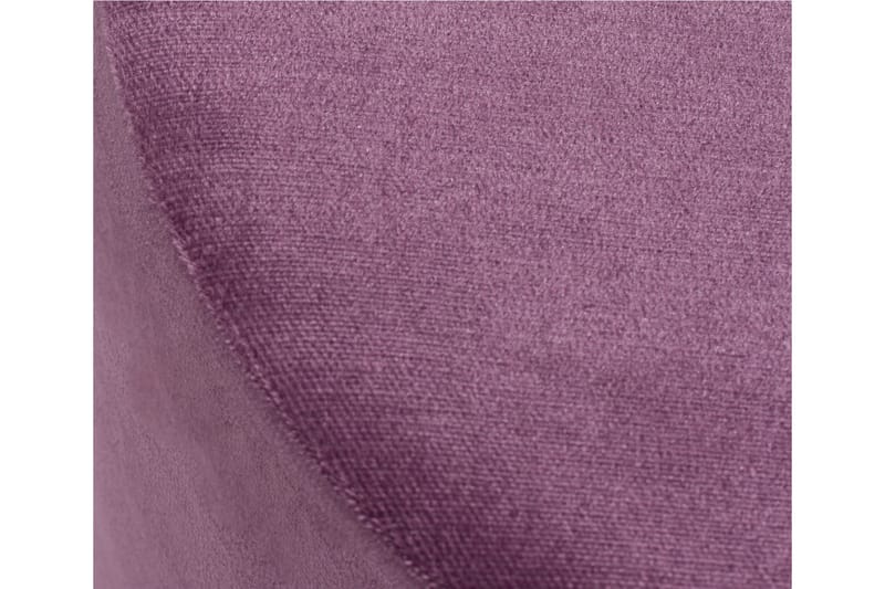 Carmenda Sittpuff Rund - Sammet/Lila/Svart - Möbler - Stolar & fåtöljer - Pall & puff - Sittpuff