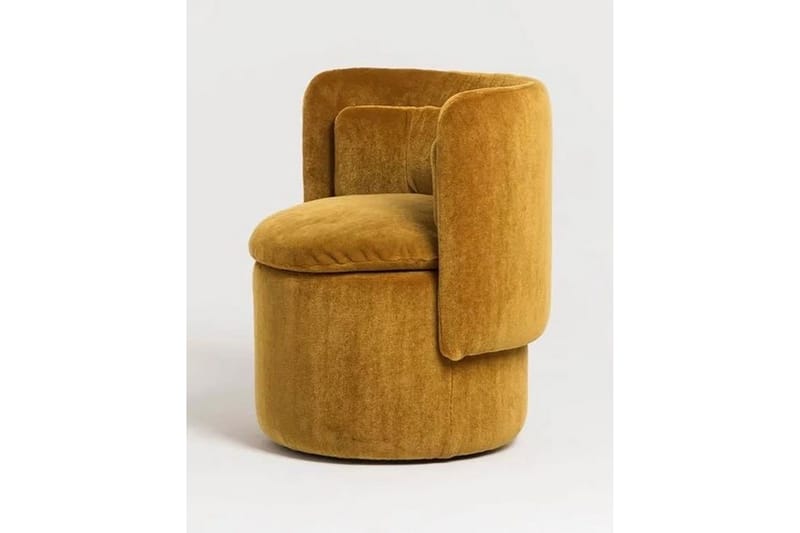 Ceremony Sittpuff 40 cm - Gul/Senap - Möbler - Stolar & fåtöljer - Pall & puff - Sittpuff