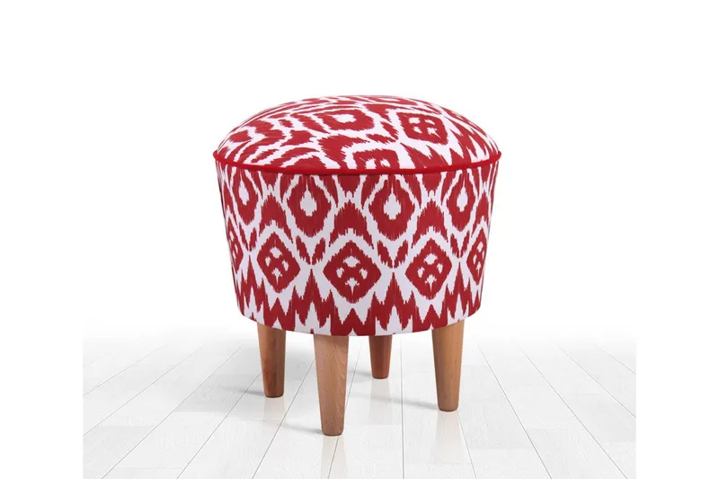 Charlottetown Sittpuff 42 cm, Röd