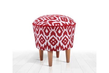 Charlottetown Sittpuff 42 cm - Röd - Möbler - Stolar & fåtöljer - Pall & puff - Sittpuff