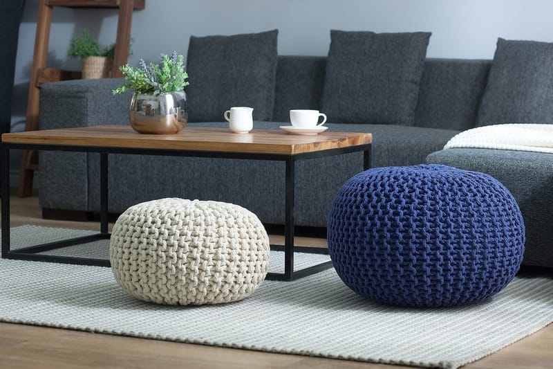 Conrad Sittpuff 230 cm - Blå - Möbler - Stolar & fåtöljer - Pall & puff - Sittpuff