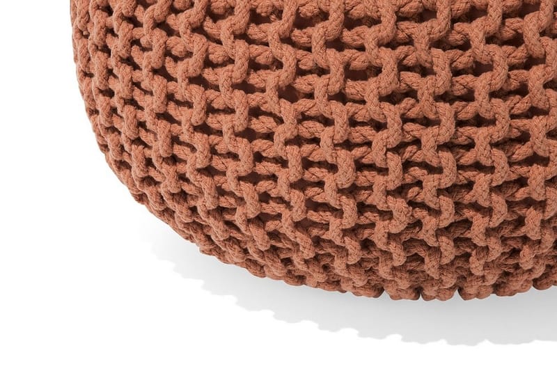 Conrad Sittpuff 50 cm - Brun - Möbler - Stolar & fåtöljer - Pall & puff - Sittpuff