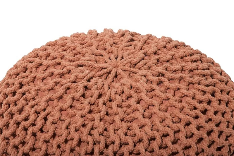 Conrad Sittpuff 50 cm - Brun - Möbler - Stolar & fåtöljer - Pall & puff - Sittpuff