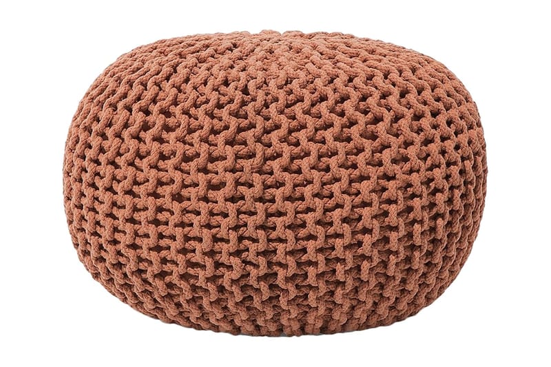 Conrad Sittpuff 50 cm - Brun - Möbler - Stolar & fåtöljer - Pall & puff - Sittpuff