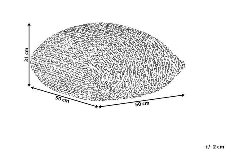 Conrad Sittpuff 50 cm - Gul - Möbler - Stolar & fåtöljer - Pall & puff - Sittpuff