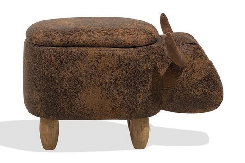 Cow Sittpuff 60 cm - Brun - Möbler - Stolar & fåtöljer - Pall & puff - Sittpuff