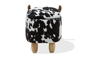 Cow Sittpuff 60 cm - Svart - Möbler - Stolar & fåtöljer - Pall & puff - Sittpuff