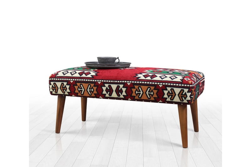 Crossett Sittpuff 91 cm - Röd/Grön - Möbler - Stolar & fåtöljer - Pall & puff - Sittpuff