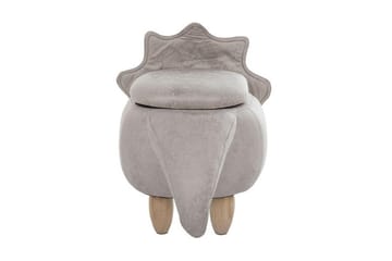 Daesia Sittpuff med Förvaring - Grå - Möbler - Stolar & fåtöljer - Pall & puff - Sittpuff
