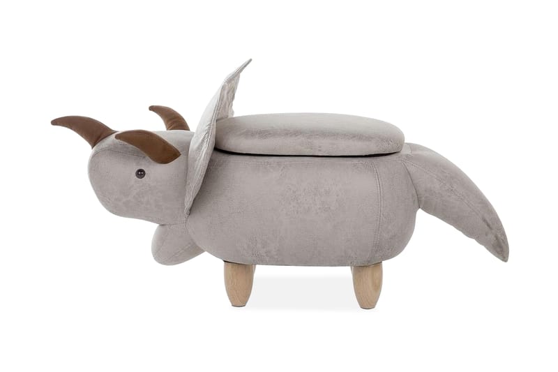 Daesia Sittpuff med Förvaring - Grå - Möbler - Stolar & fåtöljer - Pall & puff - Sittpuff