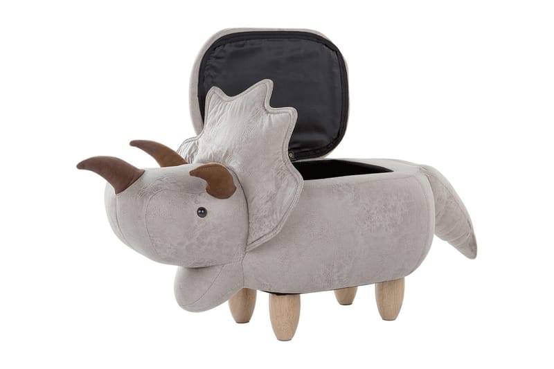 Daesia Sittpuff med Förvaring - Grå - Möbler - Stolar & fåtöljer - Pall & puff - Sittpuff