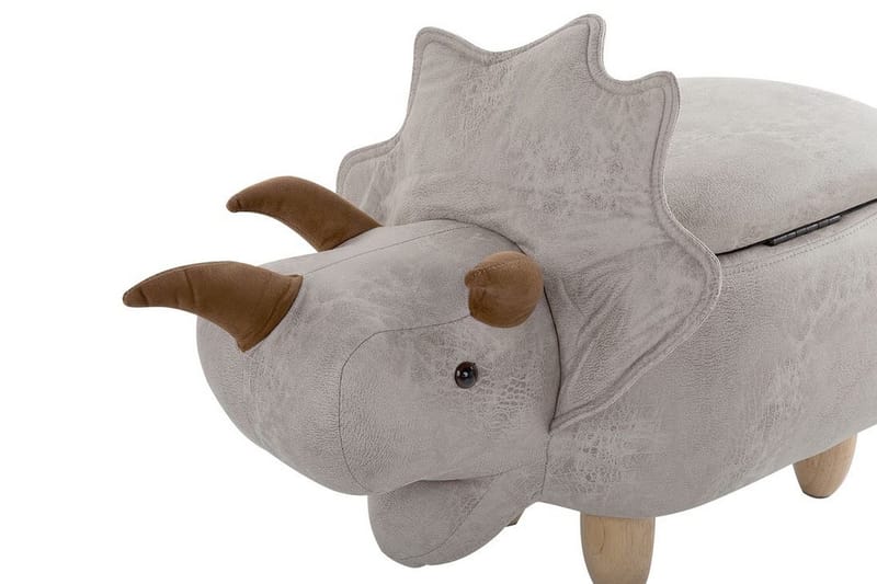 Daesia Sittpuff med Förvaring - Grå - Möbler - Stolar & fåtöljer - Pall & puff - Sittpuff