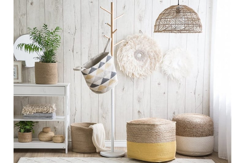 Dalama Sittpuff 46 cm - Beige - Möbler - Stolar & fåtöljer - Pall & puff - Sittpuff