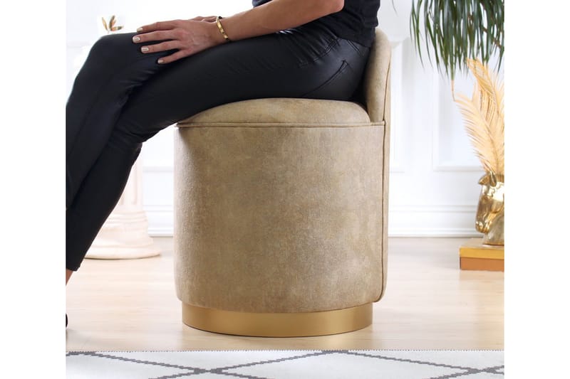 Dango Sittpuff 45 cm - Beige - Möbler - Stolar & fåtöljer - Pall & puff - Sittpuff