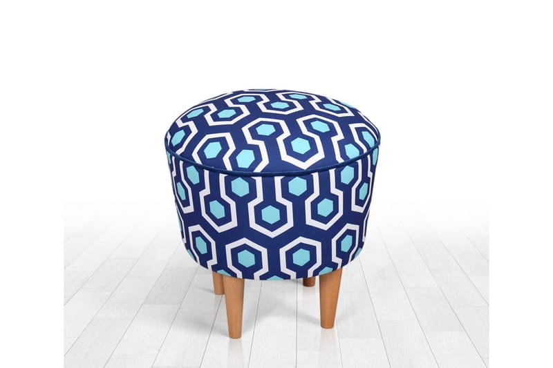 Debesis Sittpuff 42 cm - Blå - Möbler - Stolar & fåtöljer - Pall & puff - Sittpuff