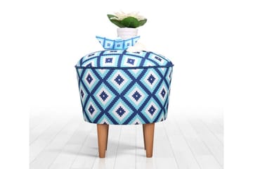 Debesis Sittpuff 42 cm - Ljusblå - Möbler - Stolar & fåtöljer - Pall & puff - Sittpuff