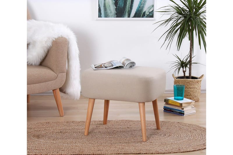 Demopolis Sittpuff 50 cm, Beige