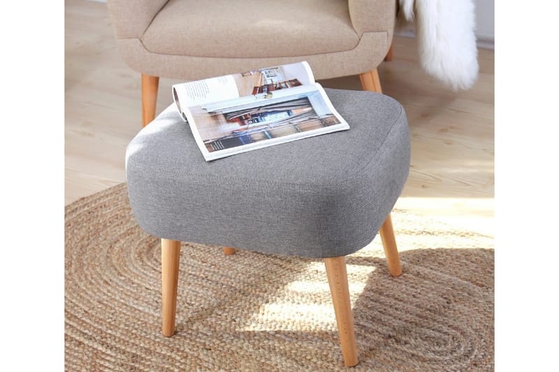 Demopolis Sittpuff 50 cm - Grå - Möbler - Stolar & fåtöljer - Pall & puff - Sittpuff