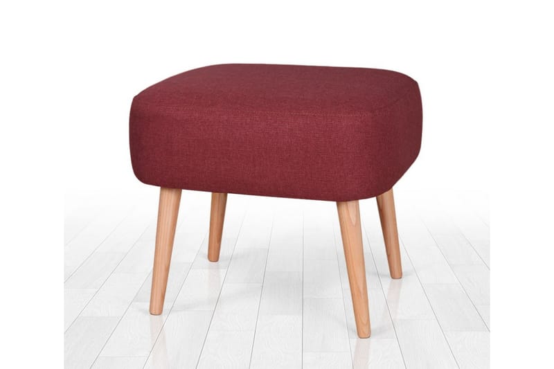 Demopolis Sittpuff 50 cm - Röd - Möbler - Stolar & fåtöljer - Pall & puff - Sittpuff