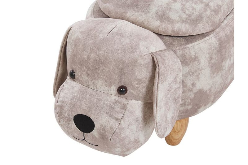 Doggy Sittpuff med Förvaring - Beige - Möbler - Stolar & fåtöljer - Pall & puff - Sittpuff - Sittpuff med förvaring