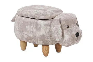Doggy Sittpuff med Förvaring - Beige - Möbler - Stolar & fåtöljer - Pall & puff - Sittpuff