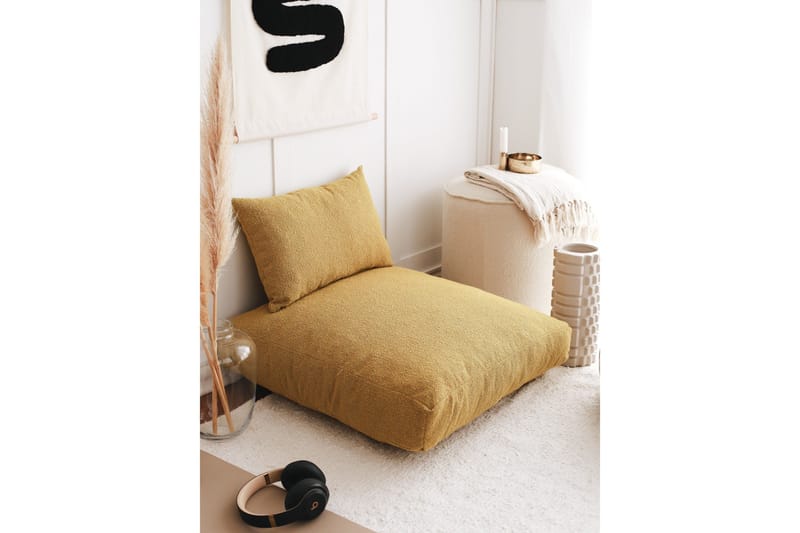 Dokuma Sittpuff 70 cm - Senap - Möbler - Stolar & fåtöljer - Pall & puff - Sittpuff