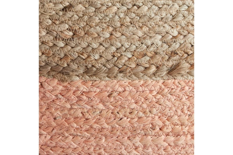 Sittpuff Duki Natur/Beige/Rosa - Natur/Beige/Rosa - Möbler - Stolar & fåtöljer - Pall & puff - Sittpuff
