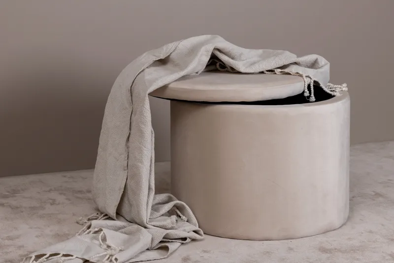 Dunken Sittpuff - Beige - Möbler - Stolar & fåtöljer - Pall & puff - Sittpuff - Sittpuff med förvaring