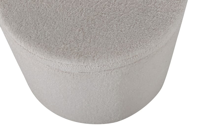 Dunken Sittpuff - Benvit - Möbler - Stolar & fåtöljer - Pall & puff - Sittpuff - Sittpuff med förvaring