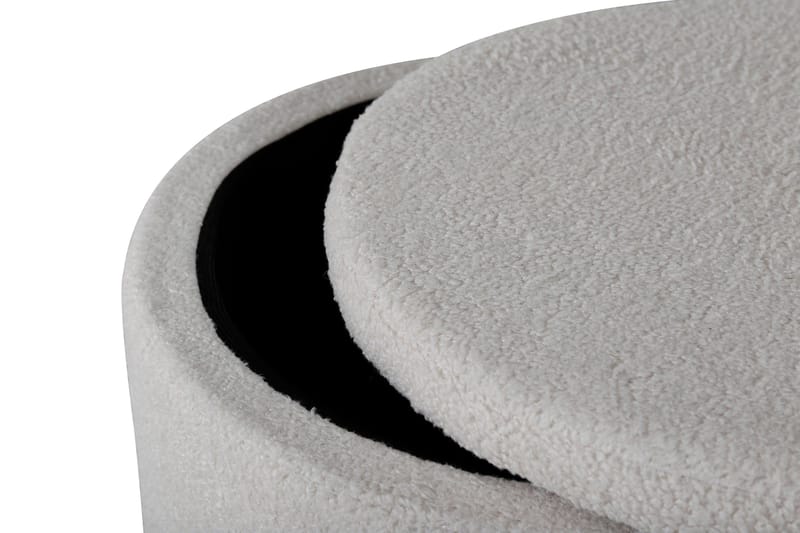 Dunken Sittpuff - Benvit - Möbler - Stolar & fåtöljer - Pall & puff - Sittpuff - Sittpuff med förvaring