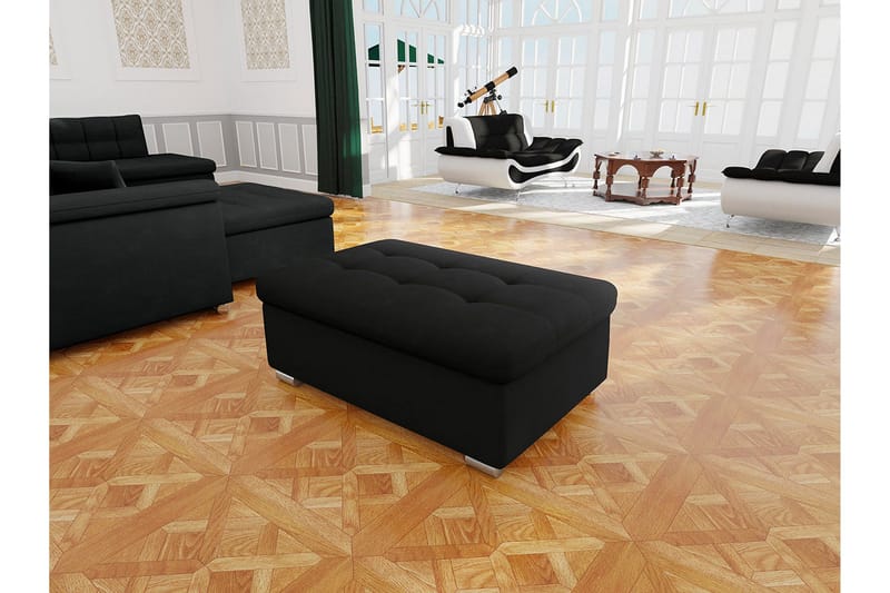 Dynir Sittpuff - Svart - Möbler - Stolar & fåtöljer - Pall & puff - Sittpuff