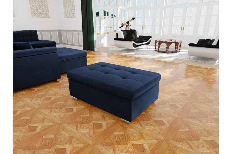 Dynir Puff - Blå - Möbler - Stolar & fåtöljer - Pall & puff - Sittpuff