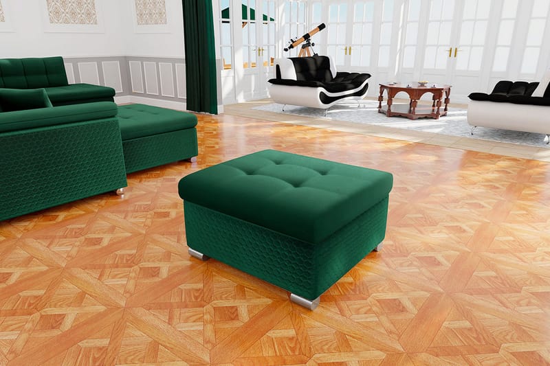 Dynir Puff - Grön - Möbler - Stolar & fåtöljer - Pall & puff - Sittpuff