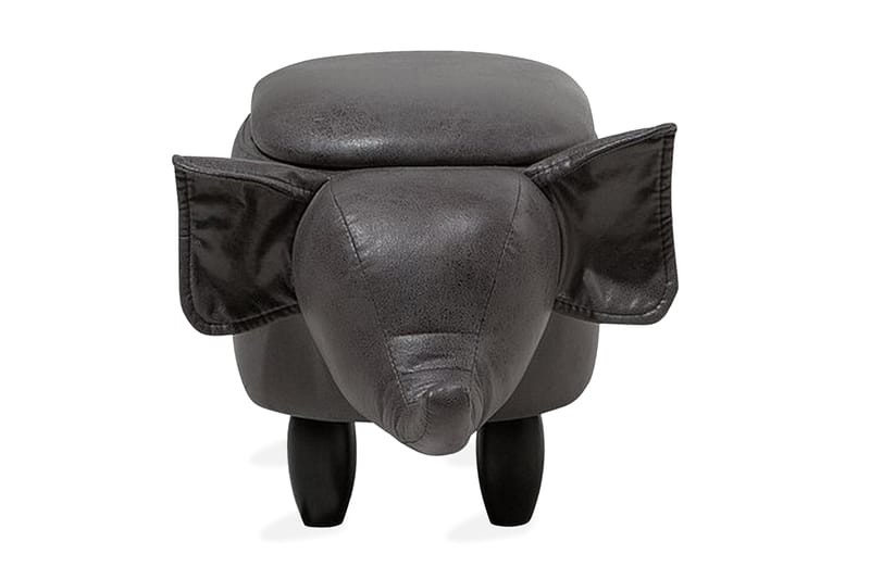 Elephant Sittpuff 70 cm - Grå - Sittpuff