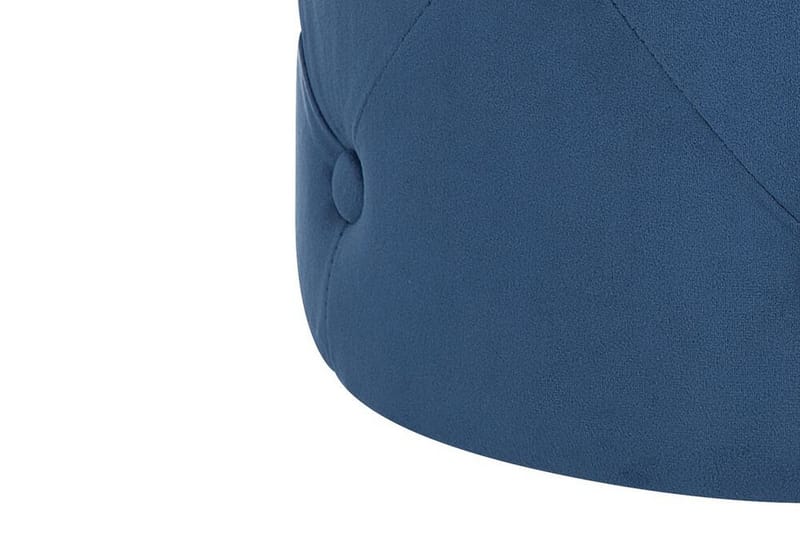 Emmerlyn Sittpuff Sammet - Blå - Möbler - Stolar & fåtöljer - Pall & puff - Sittpuff