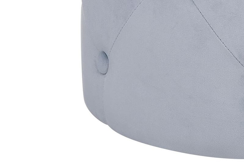 Emmerlyn Sittpuff Sammet - Grå - Möbler - Stolar & fåtöljer - Pall & puff - Sittpuff