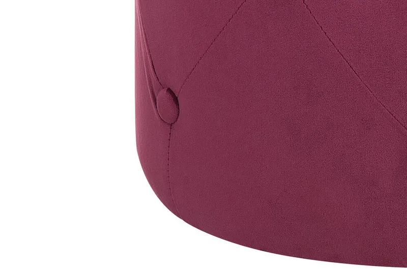 Emmerlyn Sittpuff Sammet - Röd - Möbler - Stolar & fåtöljer - Pall & puff - Sittpuff