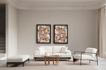 Eti Sittpuff 68 cm - Vit - Möbler - Stolar & fåtöljer - Pall & puff - Sittpuff