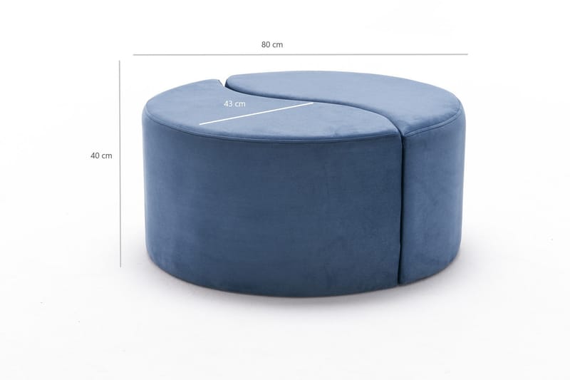 Etormay Sittpuff - Blå - Möbler - Stolar & fåtöljer - Pall & puff - Sittpuff