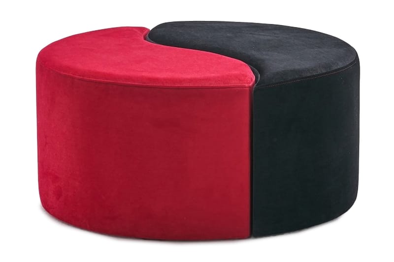 Etormay Sittpuff - Röd/Svart - Möbler - Stolar & fåtöljer - Pall & puff - Sittpuff