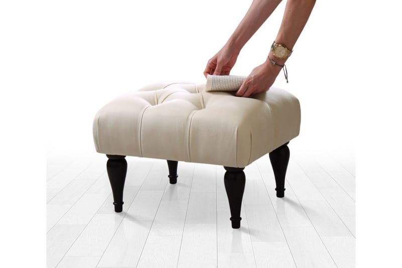 Frankfort Sittpuff 51 cm - Beige - Möbler - Stolar & fåtöljer - Pall & puff - Sittpuff