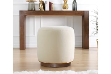 Galena Sittpuff 42 cm - Beige - Möbler - Stolar & fåtöljer - Pall & puff - Sittpuff