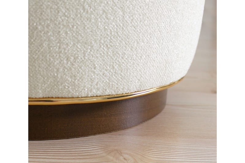 Galena Sittpuff 42 cm - Beige - Möbler - Stolar & fåtöljer - Pall & puff - Sittpuff