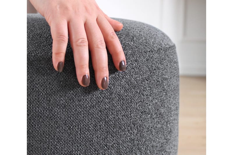 Galena Sittpuff 42 cm - Grå - Möbler - Stolar & fåtöljer - Pall & puff - Sittpuff