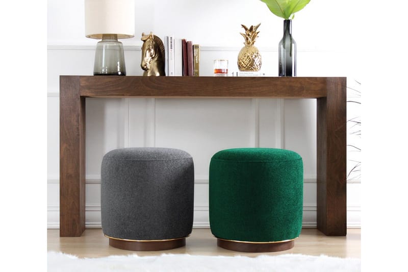 Galena Sittpuff 42 cm - Grå - Möbler - Stolar & fåtöljer - Pall & puff - Sittpuff